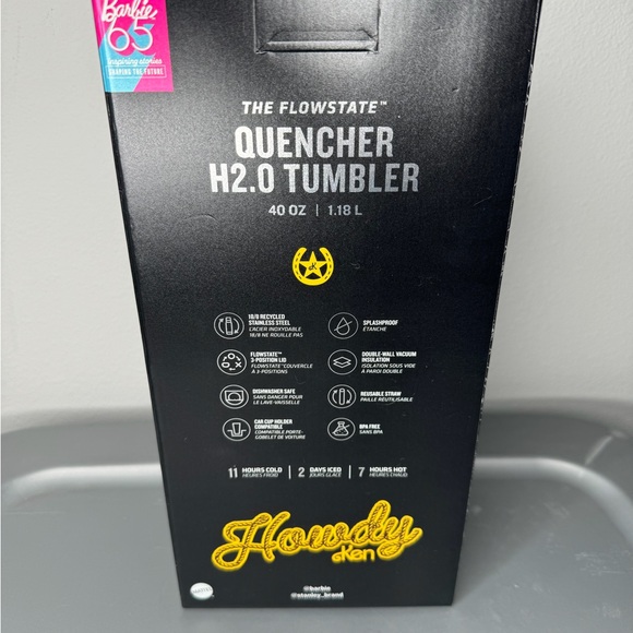 Limited Edition Barbie 80’s Western Ken Stanley Cup 40 oz Quencher Tumbler H2.0 - Picture 3 of 4